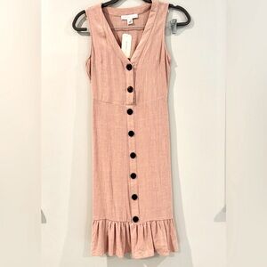 Monteau NWT Pink Sleeveless Dress size S